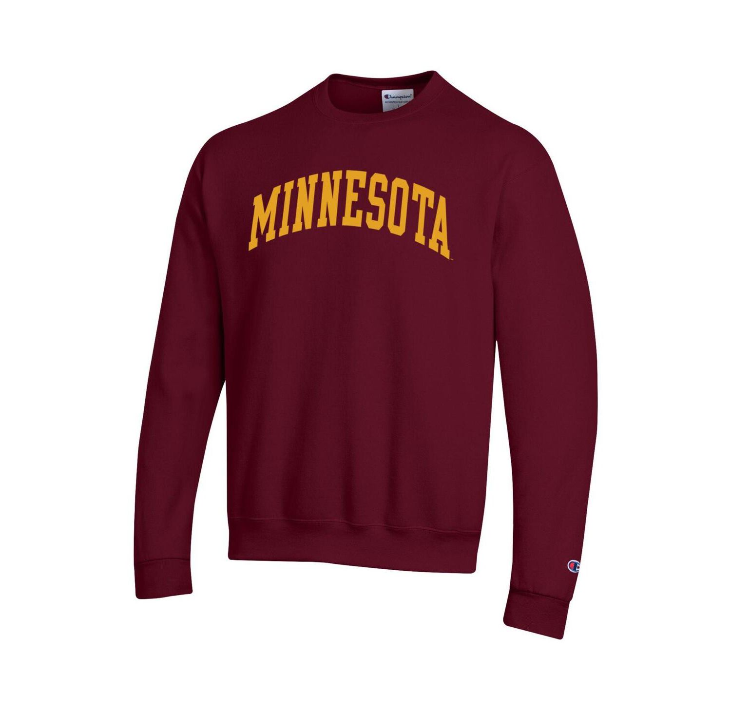 Men's Maroon Minnesota Golden Gophers Basic Arch Fleece Pullover Sweatshirt