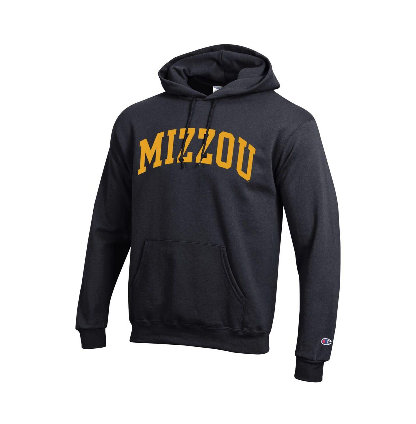 Мужское худи Champion Black Missouri Tigers Basic Arch Fleece Pullover — фото 3