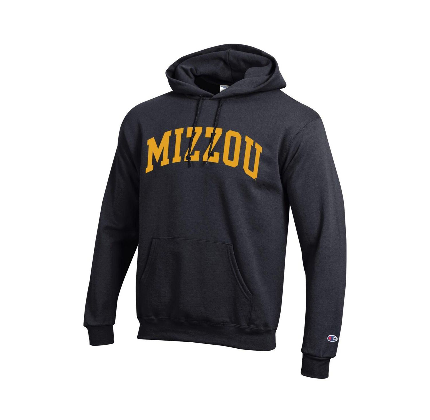 Men's Black Missouri Tigers Basic Arch Fleece Pullover Hoodie