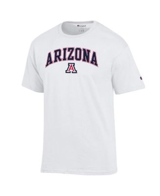 Men's White Arizona Wildcats Arch Over Logo T-Shirt