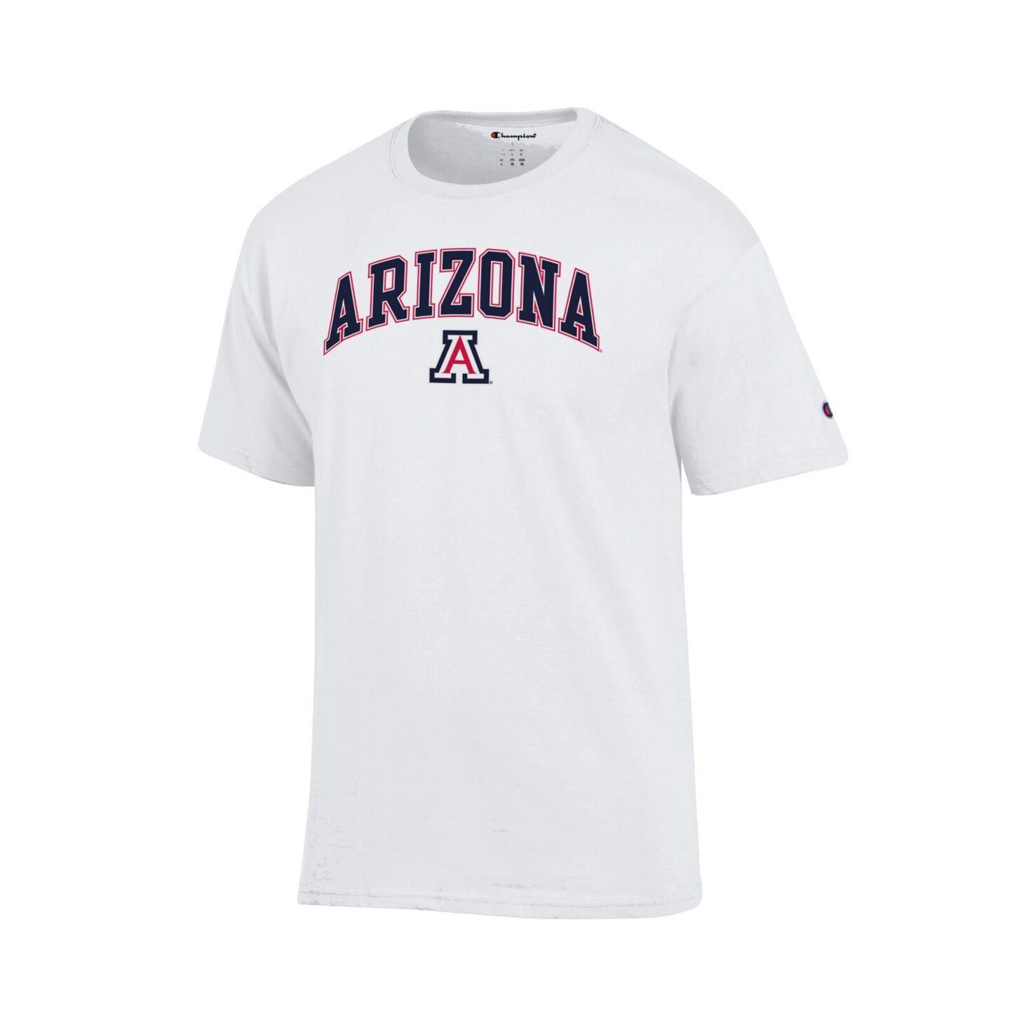 Мужская футболка Champion Red Arizona Wildcats Arch Over Logo, цвет: Угольный — фото 8