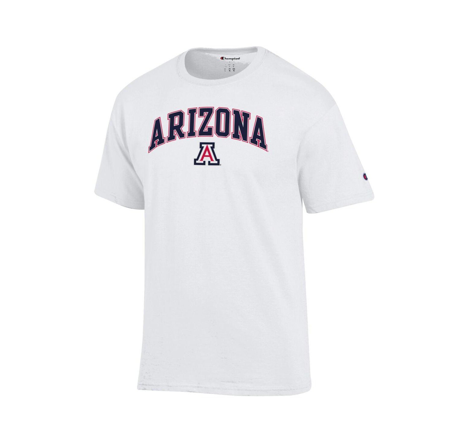 Men's Champion Red Arizona Wildcats Arch Over Logo T-Shirt