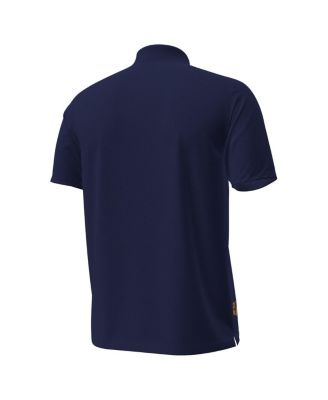 Men's Navy Notre Dame Fighting Irish Performance Drive Chest Stripe Polo Shirt