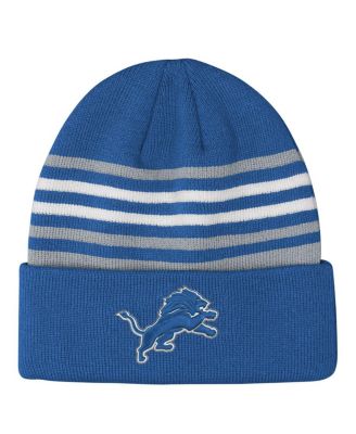 Outerstuff - Big Boys and Girls Blue Detroit Lions Essentials Cuffed Knit Hat