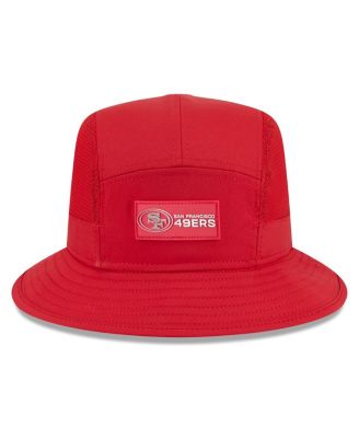 Men's Scarlet San Francisco 49ers 2025 Sideline Bucket Hat