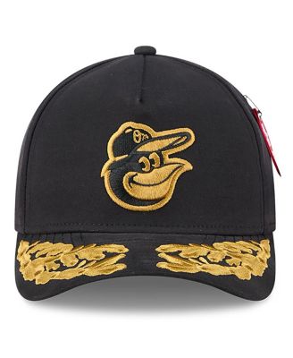 Men's Black Baltimore Orioles A-Frame 9FORTY Adjustable Hat