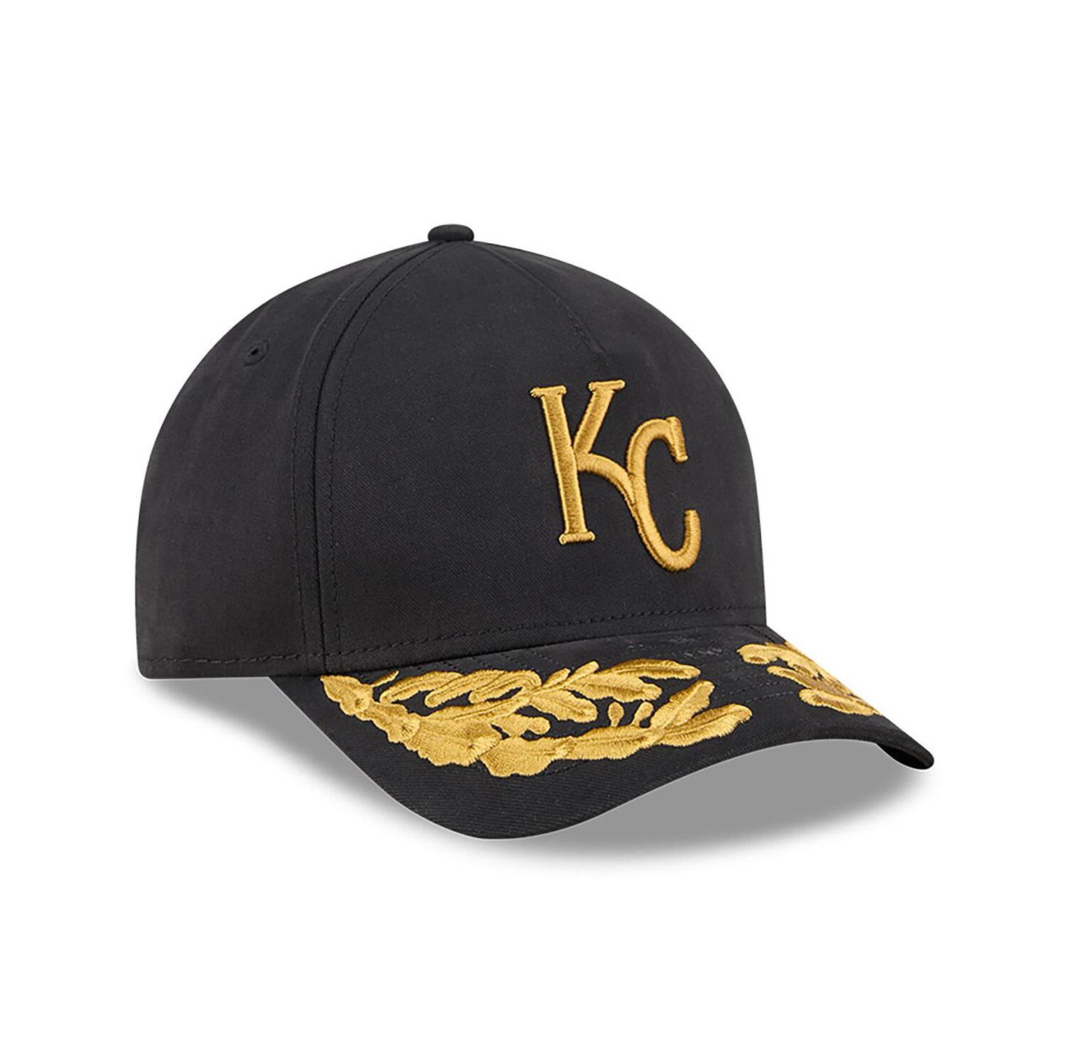 Men's Black Kansas City Royals A-Frame 9FORTY Adjustable Hat