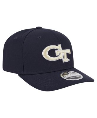 Men's Navy Georgia Tech Yellow Jackets Team Collective 9SEVENTY Stretch-Snap Adjustable Hat