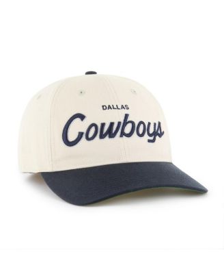 Men's Cream/Navy Dallas Cowboys Crosstown Franchise Two-Tone Relaxed Flex Hat