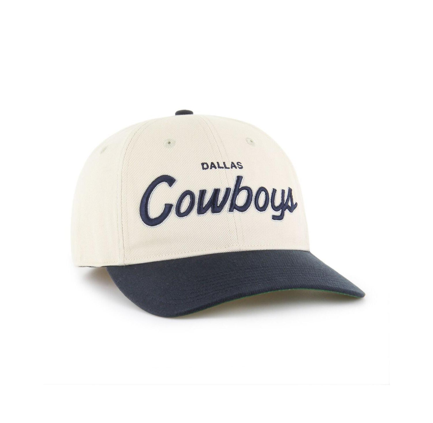Men's Cream/Navy Dallas Cowboys Crosstown Franchise Two-Tone Relaxed Flex Hat