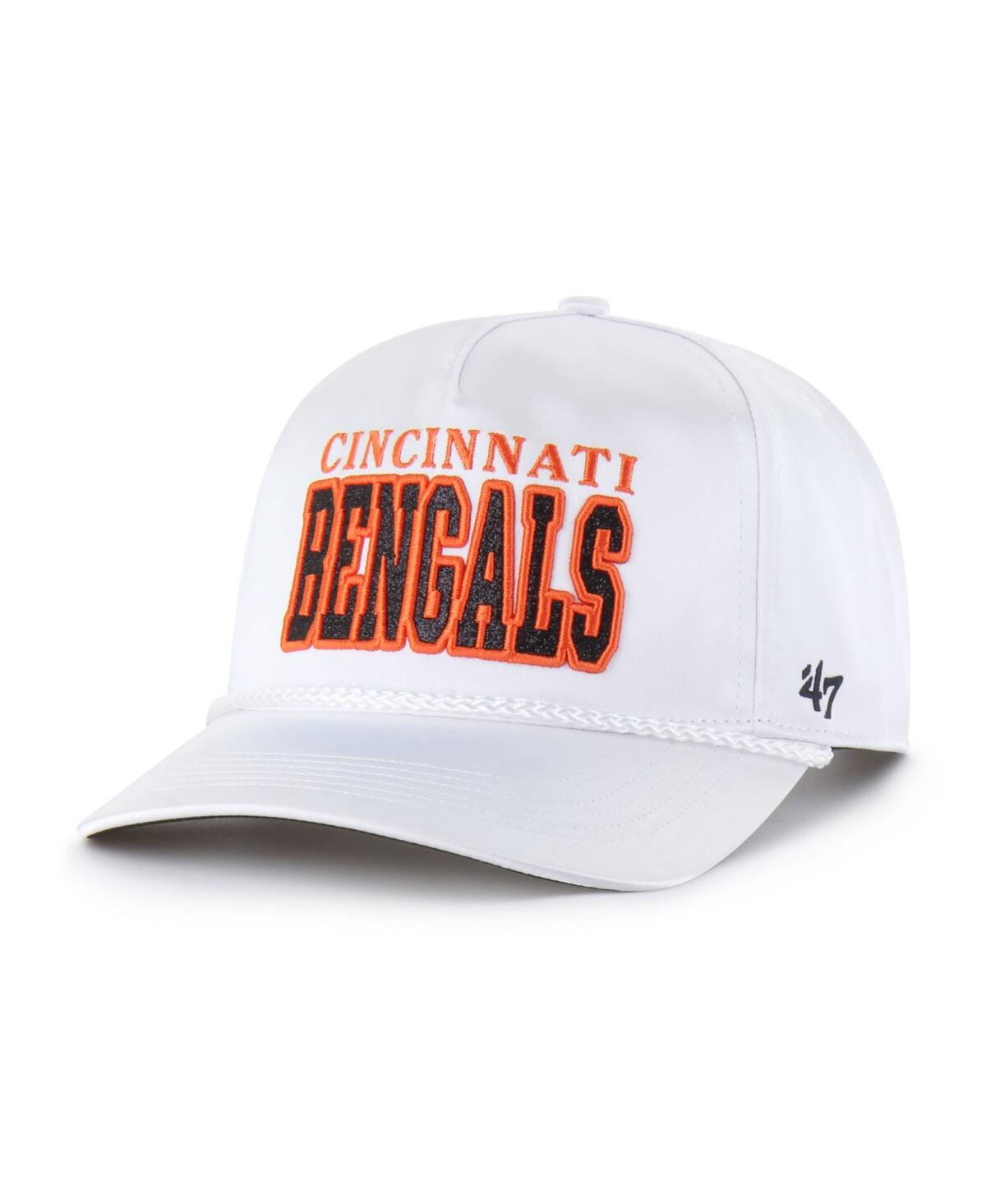 47 Brand Women'sâ White Cincinnati Bengals Outspoken Hitch Adjustable Hat In White
