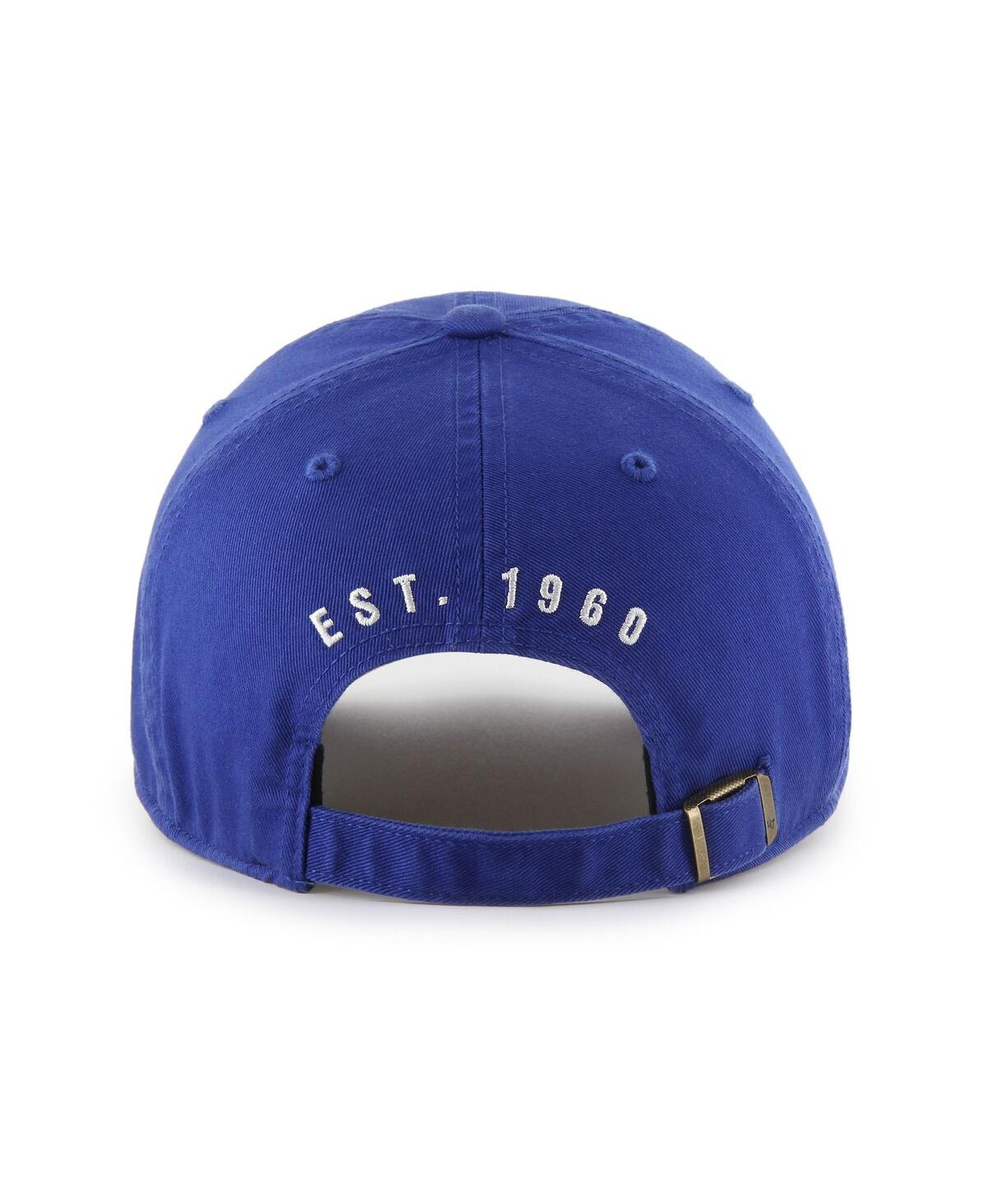 47 Brand Men's Royal Denver Broncos Hard Hat Clean Up Adjustable Hat In Blue