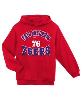 Outerstuff - Preschool Red Philadelphia 76ers Home Town Pullover Fleece Hoodie