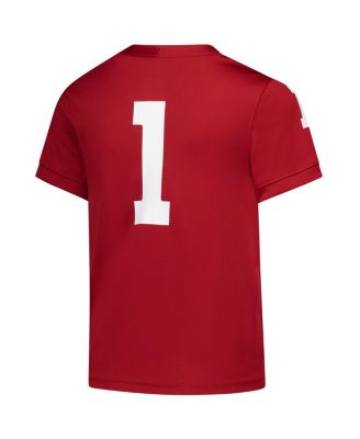 Preschool 1 Crimson Oklahoma Sooners Untouchable Replica Football Jersey