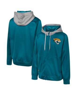 Outerstuff - Men's Teal Jacksonville Jaguars Replay Fashion Graphic Full-Zip Hoodie Jacket