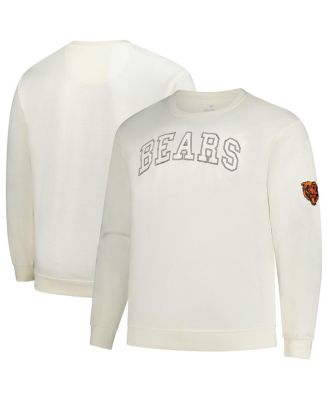 Profile - Men's Cream Chicago Bears Big Tall Fleece Sweatshirt