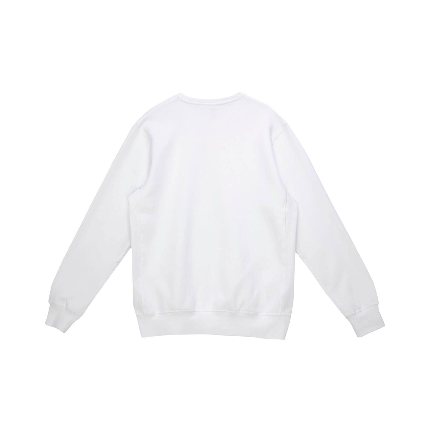 Мужская толстовка Mitchell & Ness White Cleveland Browns Basic Fleece Pullover — фото 2