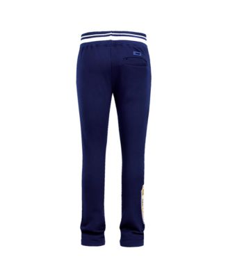 Men's Navy Georgia Tech Yellow Jackets Script Tail Fleece Sweatpants