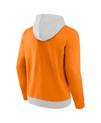 Men's Gray/Tennessee Orange Tennessee Volunteers Primary Arctic Fleece Pullover Hoodie