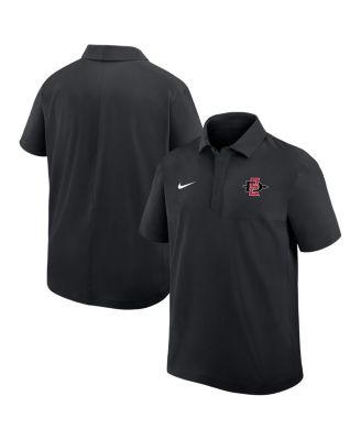 Nike - Men's Black San Diego State Aztecs 2025 Sideline Dri-FIT Polo Shirt