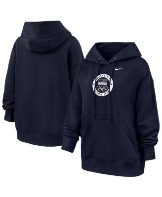 Nike - Women's Navy Team USA Oversized Phoenix Fleece Hoodie