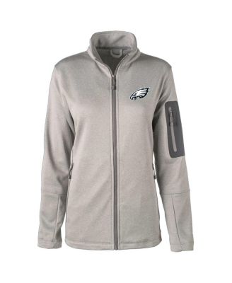 Dunbrooke - Women's Heather Charcoal Philadelphia Eagles Freestyle Teflon Shield Full-Zip Jacket
