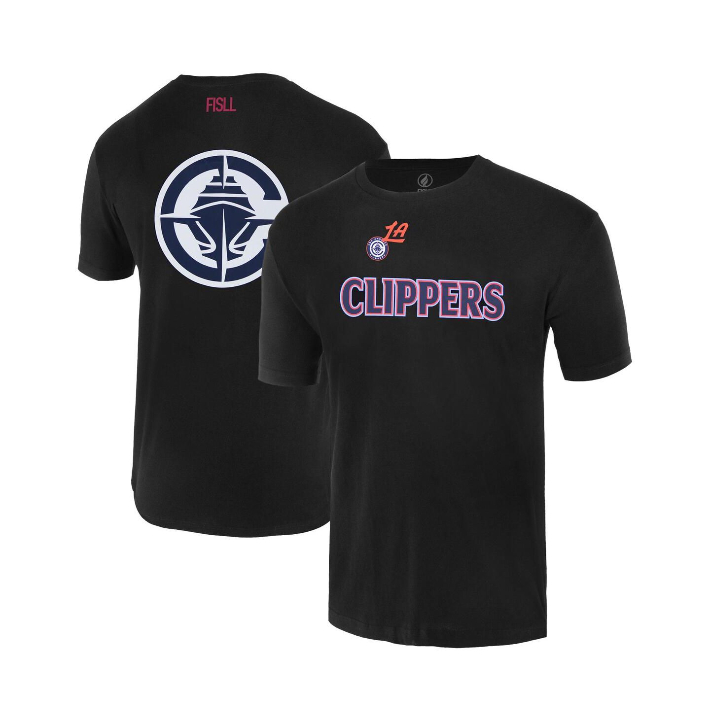 Футболка FISLL Black LA Clippers Oversize Logo — фото 1
