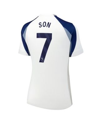 Women's Son Heung-Min White Tottenham Hotspur 2025/26 Home Replica Jersey