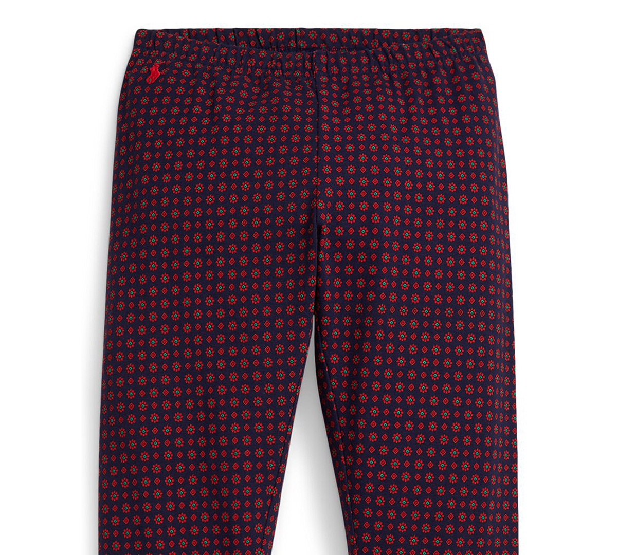 Polo Ralph Lauren Floral-print Jersey Leggings In Purple