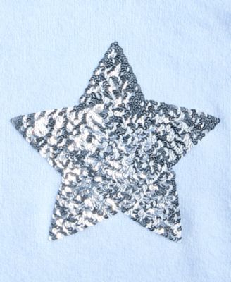 Girls 7-16 Long-Sleeve Sequin-Star Hoodie