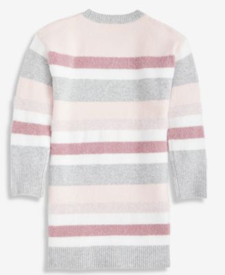 Girls 7-16 Long-Sleeved Striped Dress 