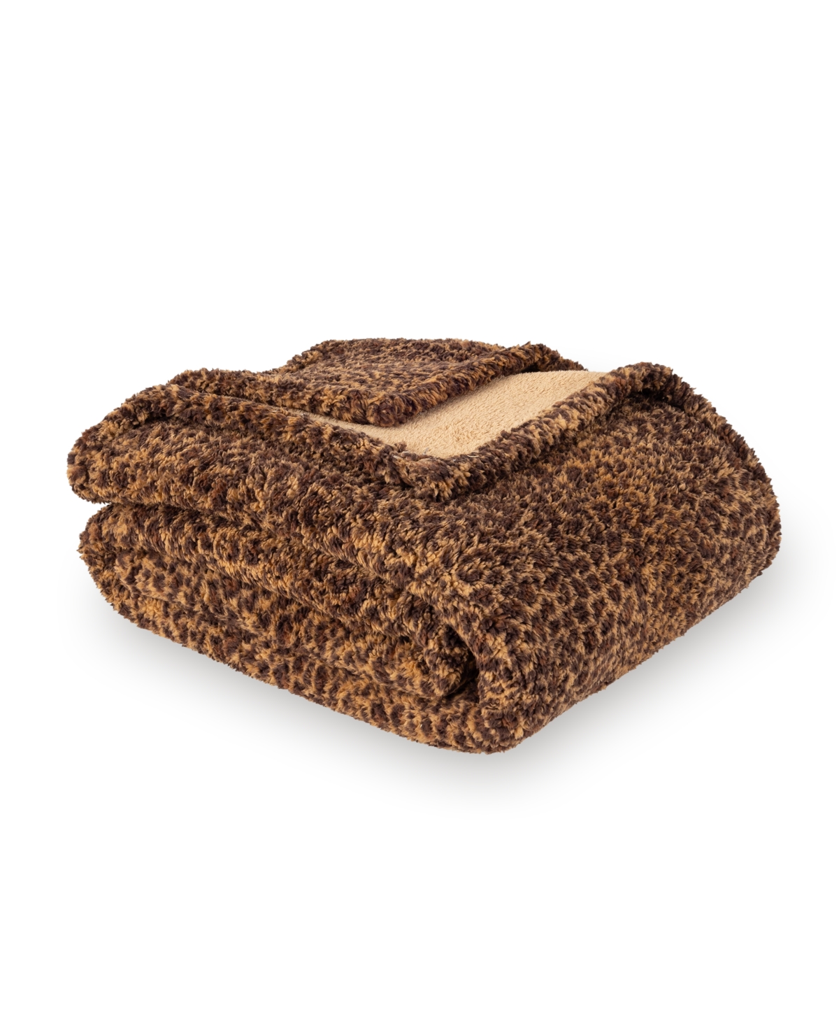 Berkshire Jill Martin Reversible Oversized Throw, 60" X 70" In Brown