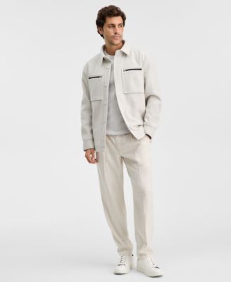 Men's Wool Padded Shirt Jacket, Macy's Exclusive