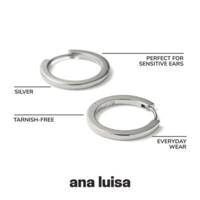Huggie Hoop Earrings - Huggie Hoops Medium