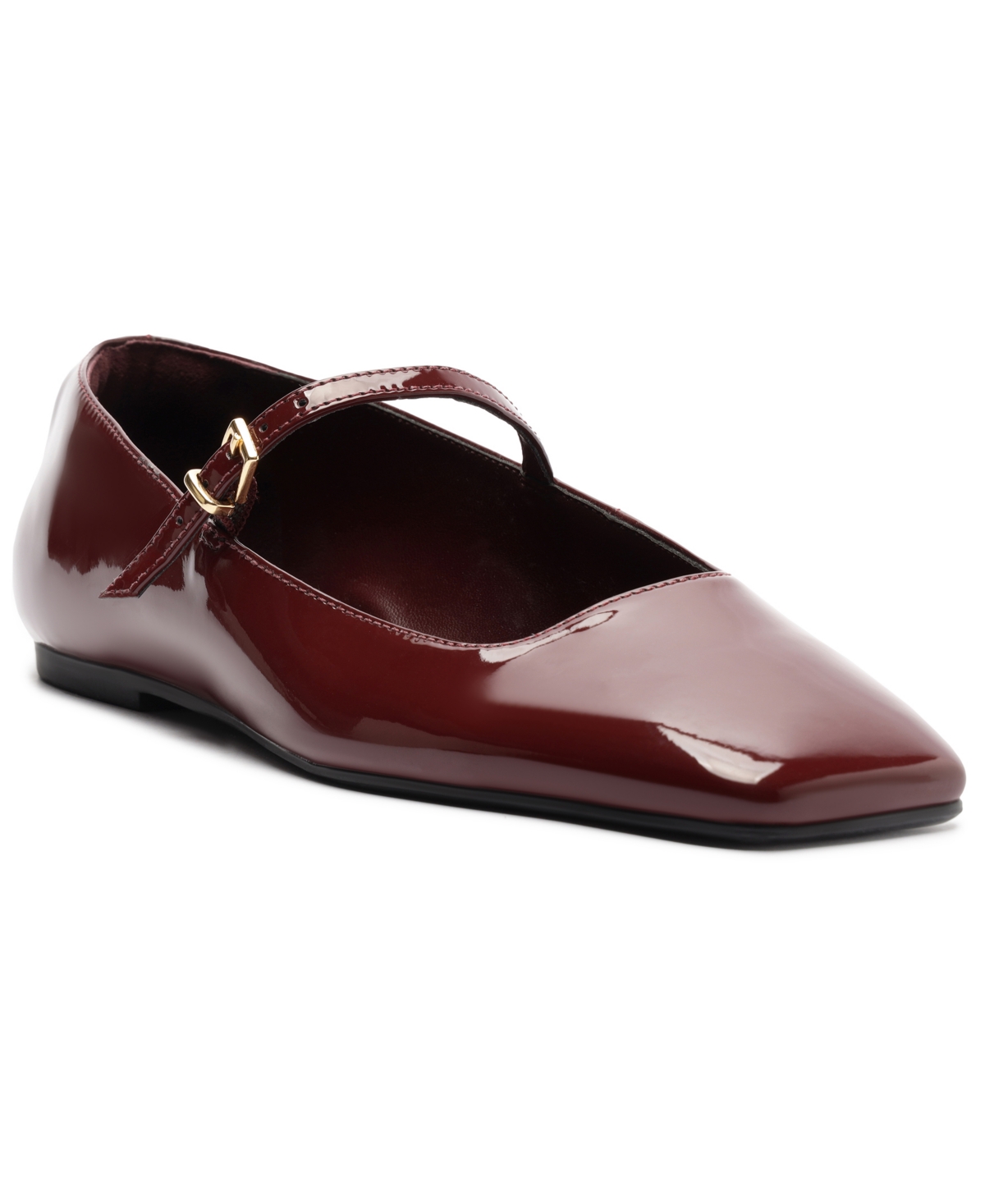 Arezzo Tori Ballet Flat In Burgundy