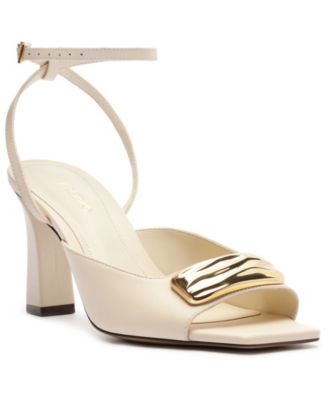 Women's Greer Gold Elegance Block Heel Sandals