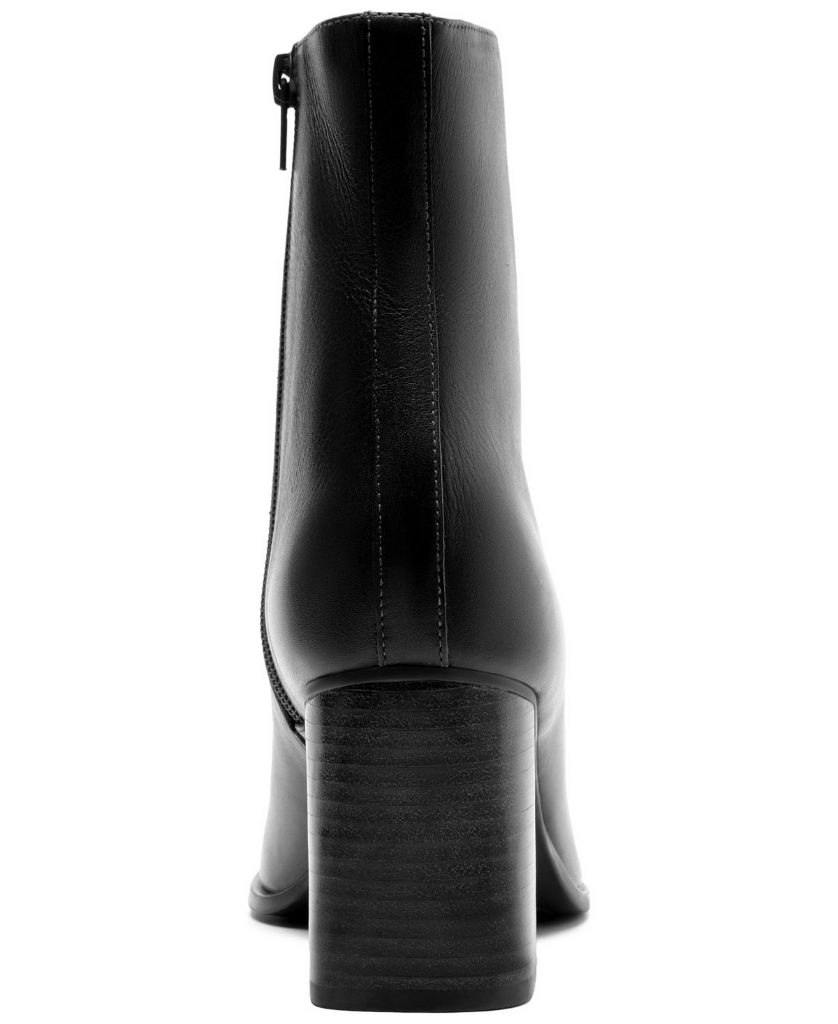 Arezzo Regina Block Heel Bootie In Black
