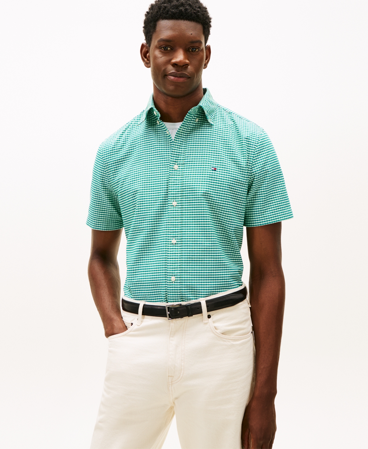 Tommy Hilfiger Men's Heritage Oxford Gingham Shirt