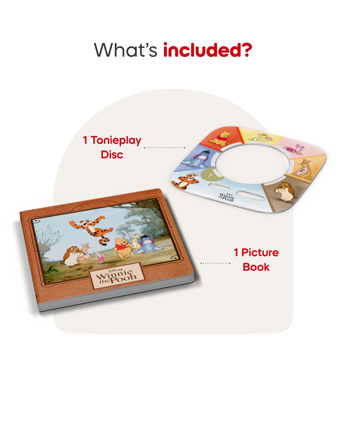 Tonies Tonieplay Disney Winnie The Pooh Tigger's Mix-up Fix-up Game In Transparent
