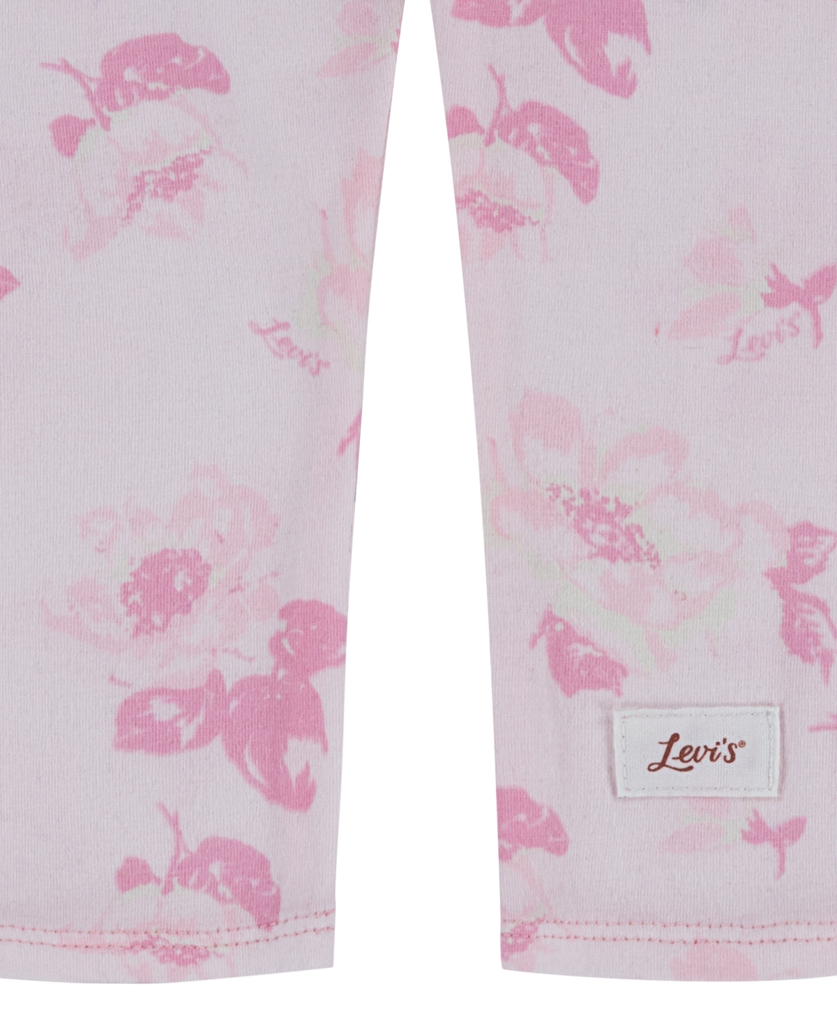Levi's Baby Girls 2-piece Top And Leggings Set In Purple