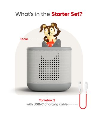 Playtime Puppy Toniebox 2 Starter Set- Gray