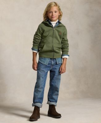 Big Boys Fleece Full-Zip Hoodie