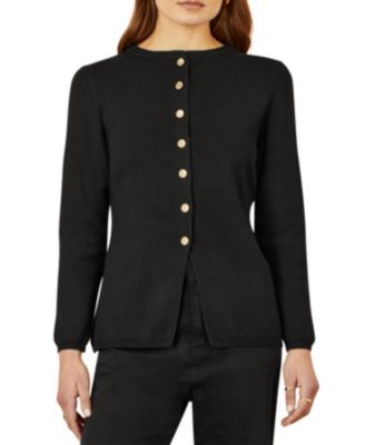 Women's Chic Peplum Button Up Cardigan