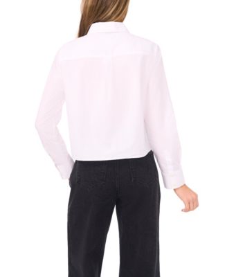 Women's Long Sleeves Bow Top