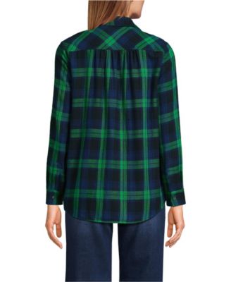 Women's Flannel Boyfriend Long Sleeve Shirt