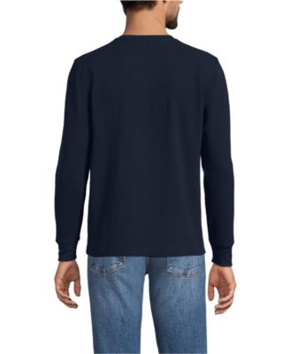 Men's Long Sleeve Thermal Waffle Henley