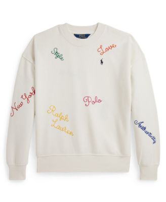 Girls' 7-16 Long-Sleeve Crewneck Sweatshirt