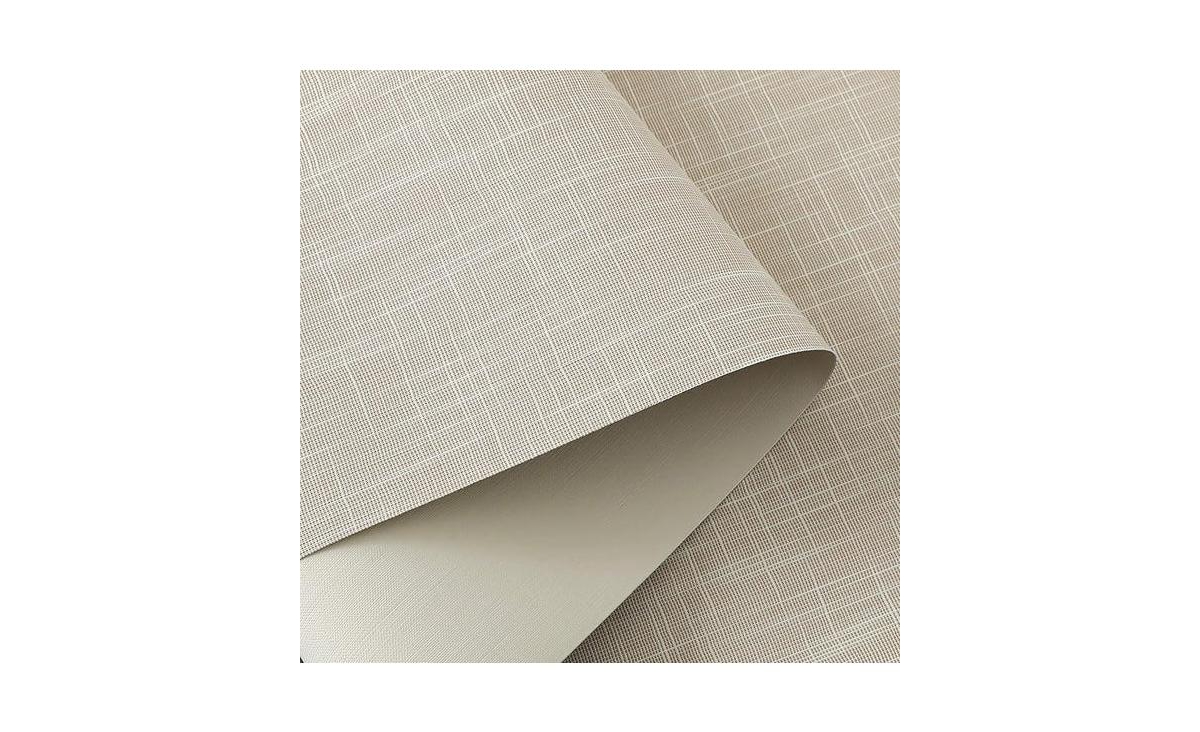 Shadisfy Roller Window Blinds & Shades, Cordless for Windows, 100% Blackout Home, 34" W X 64" H, Linen