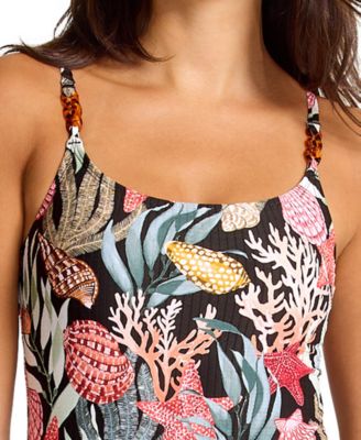 Women's Shell Maillot One Piece Swimsuit