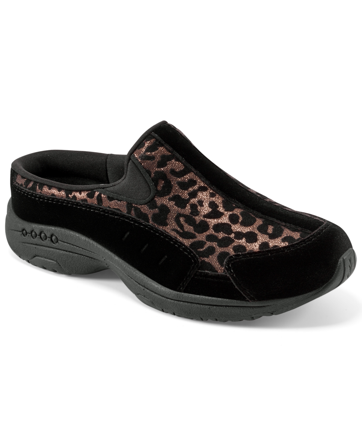 Easy Spirit Women's Traveltime Slip-on Mule Walking Sneakers In Black
